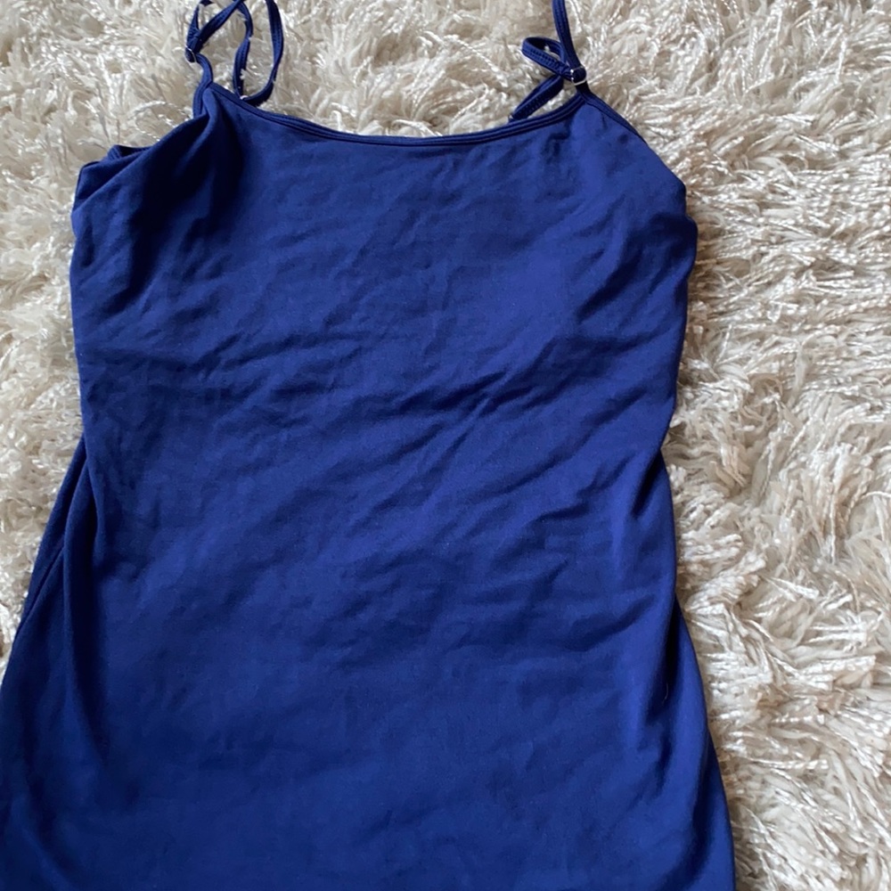WHBM - spandex tank - blue. Worn once.